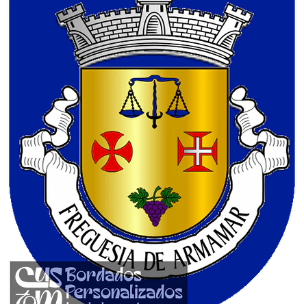 Emblema Bordado Antiga Freguesia de Armamar (Armamar, Viseu) 1