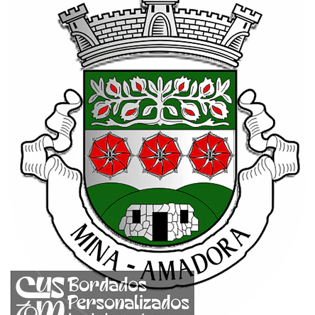 Emblema Bordado Antiga Freguesia de Mina (Amadora, Lisboa) 1