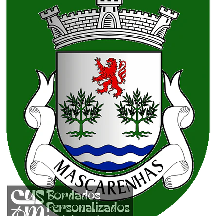 Emblema Bordado Freguesia de Mascarenhas (Mirandela, Bragança) 1
