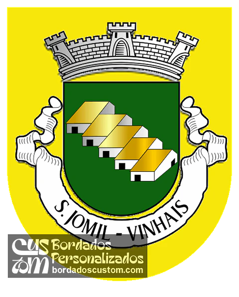 Emblema Bordado Antiga Freguesia de São Jomil (Vinhais, Bragança)