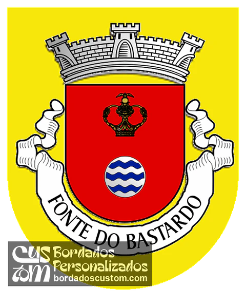 Emblema Bordado Freguesia de Fonte do Bastardo (Praia da Vitória, Açores)