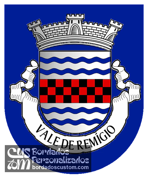 Emblema Bordado Antiga Freguesia de Vale de Remígio (Mortágua, Viseu)