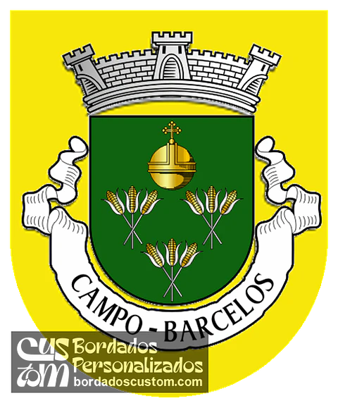 Emblema Bordado Antiga Freguesia de Campo (Barcelos, Braga)