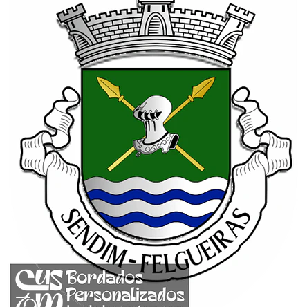 Emblema Bordado Freguesia de Sendim (Felgueiras, Porto) 1