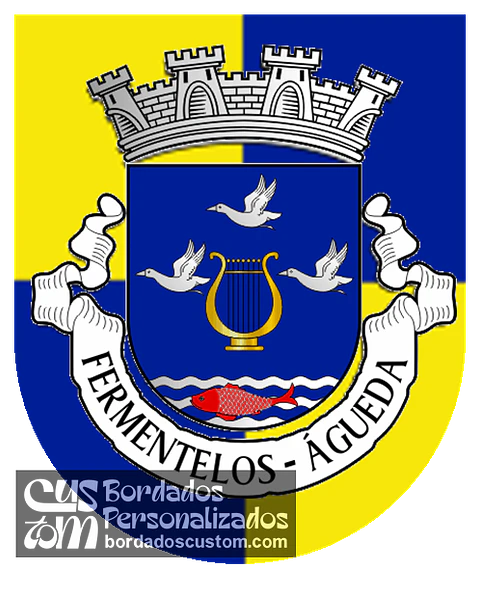 Emblema Bordado Freguesia de Fermentelos (Águeda, Aveiro)