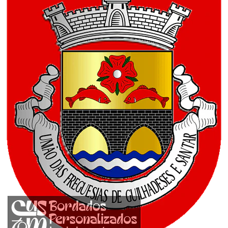 Emblema Bordado Freguesia de Guilhadeses e Santar (Arcos de Valdevez, Viana do Castelo) 1