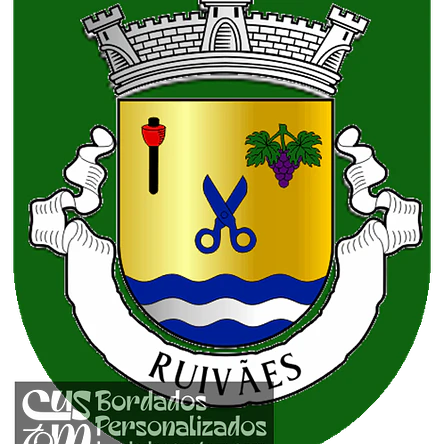 Emblema Bordado Antiga Freguesia de Ruivães (Vila Nova de Famalicão, Braga) 1