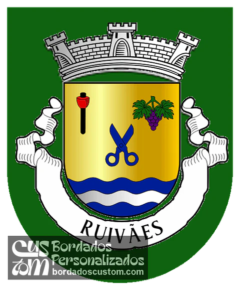 Emblema Bordado Antiga Freguesia de Ruivães (Vila Nova de Famalicão, Braga)