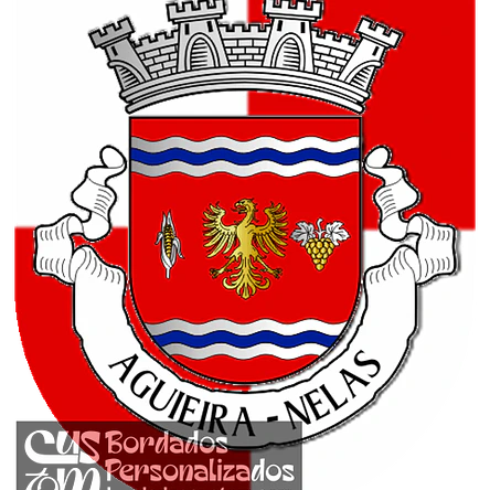 Emblema Bordado Antiga Freguesia de Aguieira (Nelas, Viseu) 1