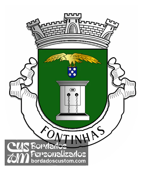 Emblema Bordado Freguesia de Fontinhas (Praia da Vitória, Açores)