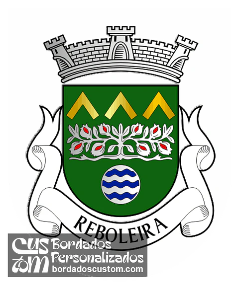 Emblema Bordado Antiga Freguesia de Reboleira (Amadora, Lisboa)