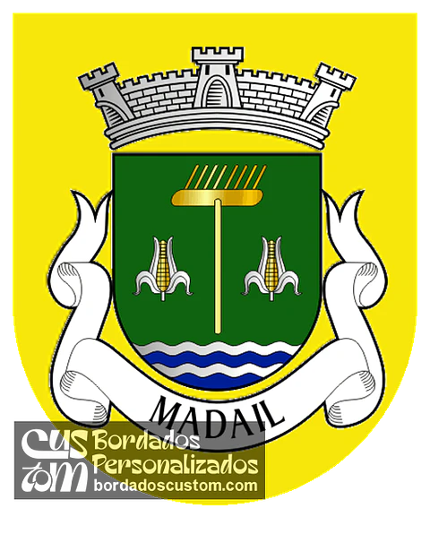 Emblema Bordado Antiga Freguesia de Madail (Oliveira de Azeméis, Aveiro)