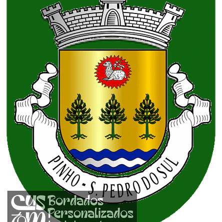 Emblema Bordado Freguesia de Pinho (São Pedro do Sul, Viseu) 1
