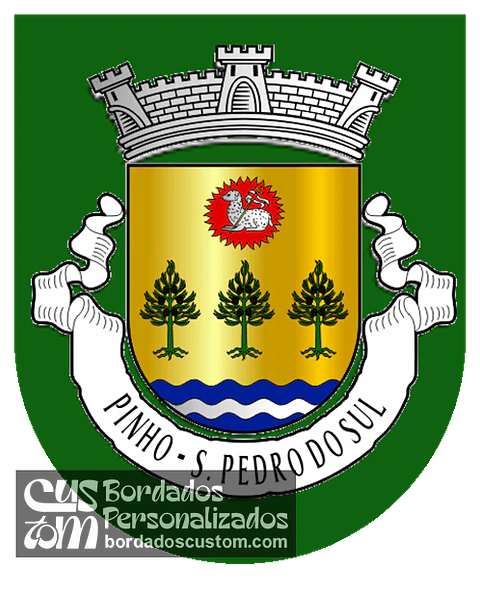 Emblema Bordado Freguesia de Pinho (São Pedro do Sul, Viseu)