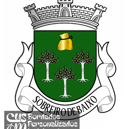 Emblema Bordado Antiga Freguesia de Sobreiro de Baixo (Vinhais, Bragança) 1