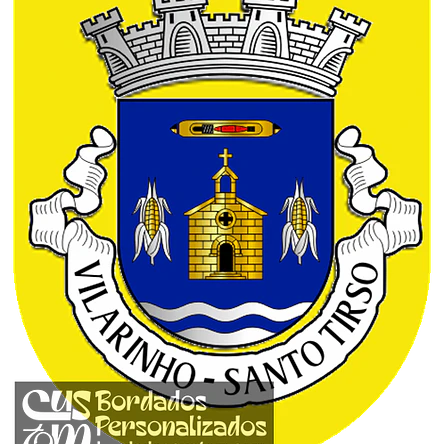 Emblema Bordado Freguesia de Vilarinho (Santo Tirso, Porto) 1