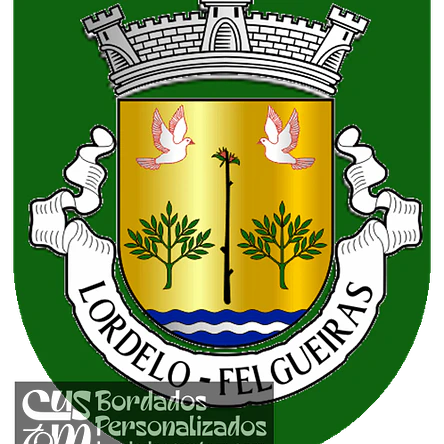 Emblema Bordado Antiga Freguesia de Lordelo (Felgueiras, Porto) 1
