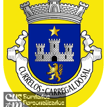 Emblema Bordado Antiga Freguesia de Currelos (Armamar, Viseu) 1
