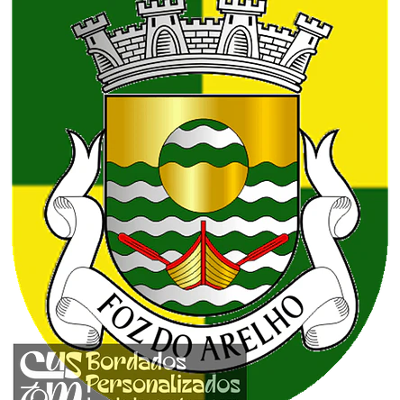Emblema Bordado Freguesia de Foz do Arelho (Oeiras, Leiria) 1