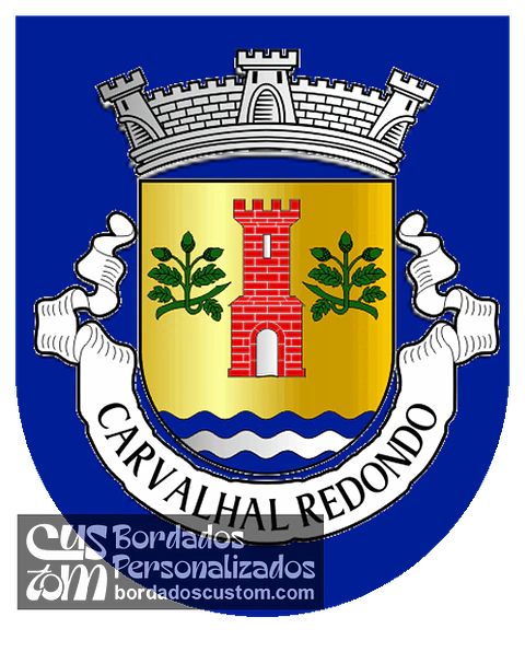 Emblema Bordado Antiga Freguesia de Carvalhal Redondo (Nelas, Viseu)