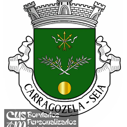 Emblema Bordado Antiga Freguesia de Carragozela (Seia, Guarda) 1