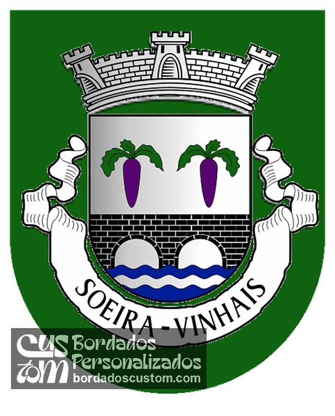Emblema Bordado Antiga Freguesia de Soeira (Vinhais, Bragança)