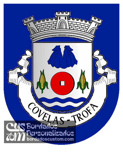 Emblema Bordado Freguesia de Covelas (Trofa, Porto)