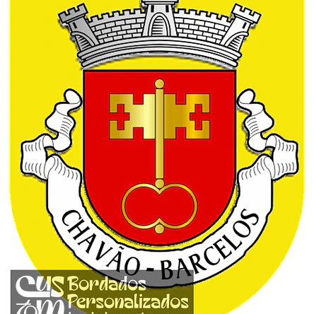 Emblema Bordado Antiga Freguesia de Chavão (Barcelos, Braga) 1