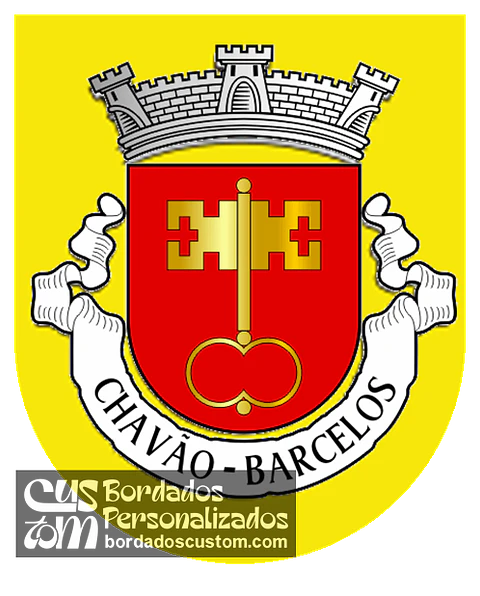 Emblema Bordado Antiga Freguesia de Chavão (Barcelos, Braga)