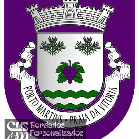 Emblema Bordado Freguesia de Porto Martins (Praia da Vitória, Açores) 1