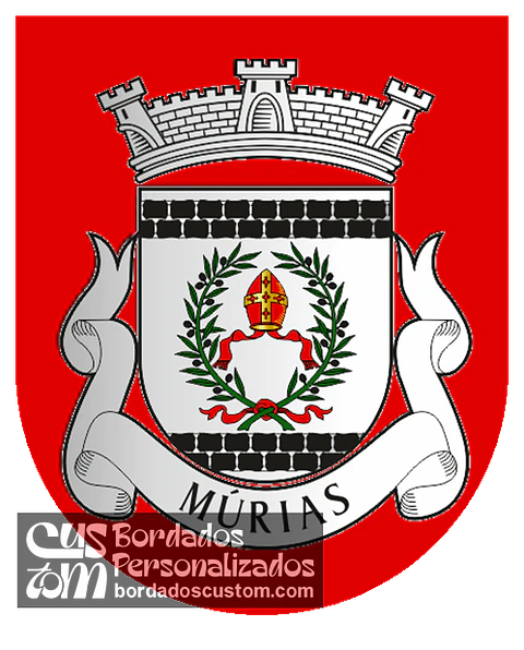 Emblema Bordado Freguesia de Múrias (Mirandela, Bragança)