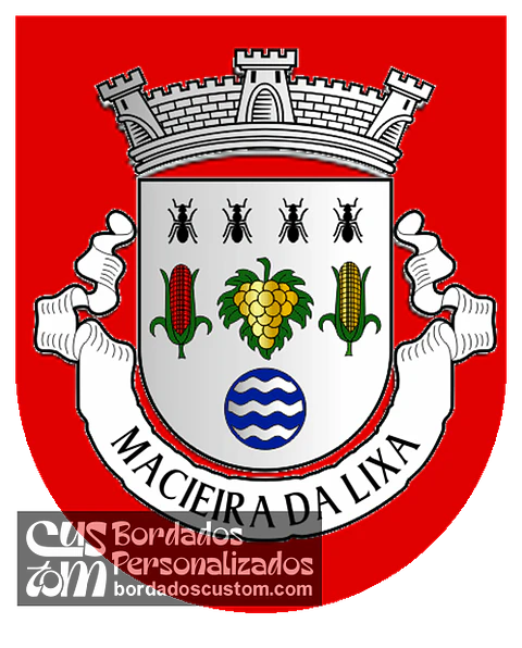Emblema Bordado Antiga Freguesia de Macieira da Lixa (Felgueiras, Porto)