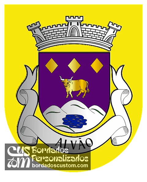 Emblema Bordado Freguesia de Alvão (Vila Pouca de Aguiar, Vila Real)
