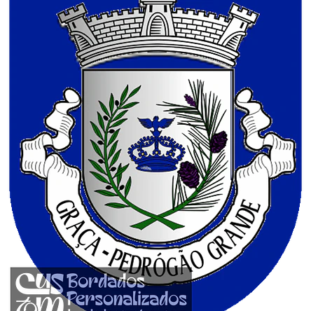 Emblema Bordado Freguesia de Graça (Pedrógão Grande, Leiria) 1