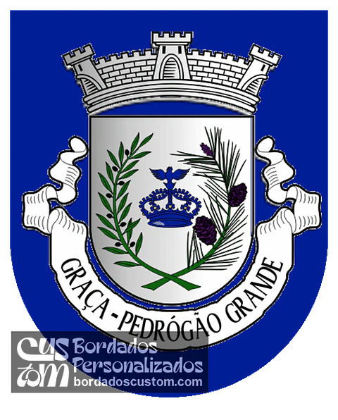Emblema Bordado Freguesia de Graça (Pedrógão Grande, Leiria)