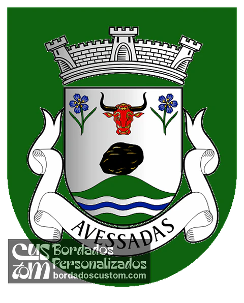 Emblema Bordado Antiga Freguesia de Avessadas (Marco de Canaveses, Porto)