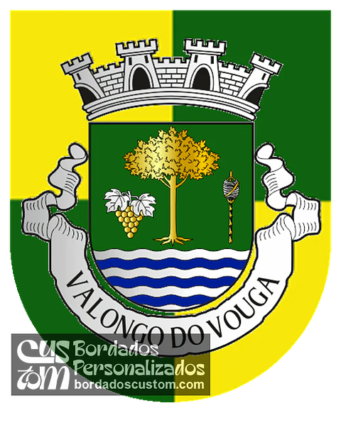 Emblema Bordado Freguesia de Valongo do Vouga (Águeda, Aveiro)