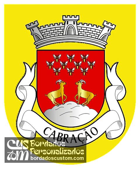 Emblema Bordado Antiga Freguesia de Cabração (Ponte de Lima, Viana do Castelo)