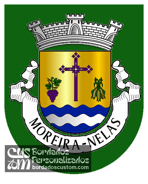 Emblema Bordado Antiga Freguesia de Moreira (Nelas, Viseu)