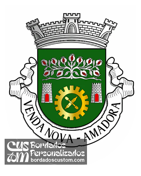 Emblema Bordado Antiga Freguesia de Venda Nova (Amadora, Lisboa)