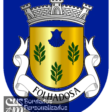 Emblema Bordado Antiga Freguesia de Folhadosa (Seia, Guarda) 1