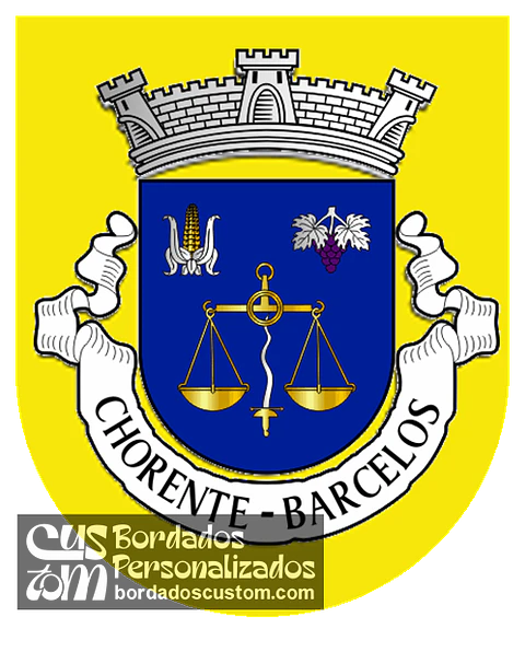 Emblema Bordado Antiga Freguesia de Chorente (Barcelos, Braga)