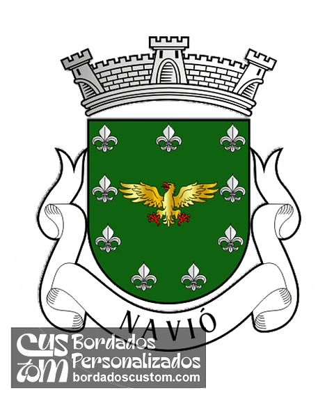 Emblema Bordado Antiga Freguesia de Navió (Ponte de Lima, Viana do Castelo)