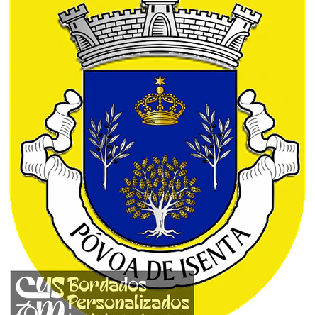 Emblema Bordado Freguesia de Póvoa da Isenta (Santarém, Santarém) 1