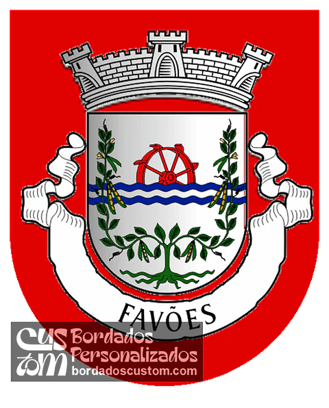 Emblema Bordado Antiga Freguesia de Favões (Marco de Canaveses, Porto)