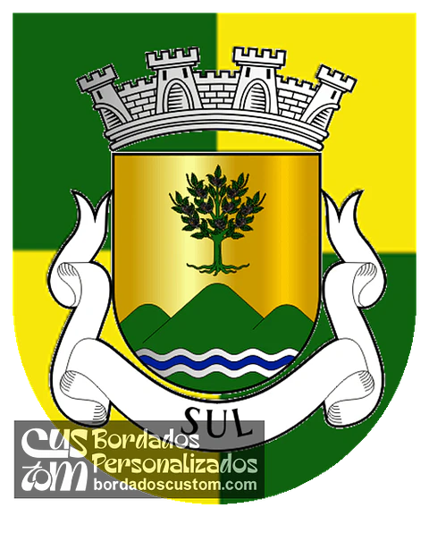 Emblema Bordado Freguesia de Sul (São Pedro do Sul, Viseu)