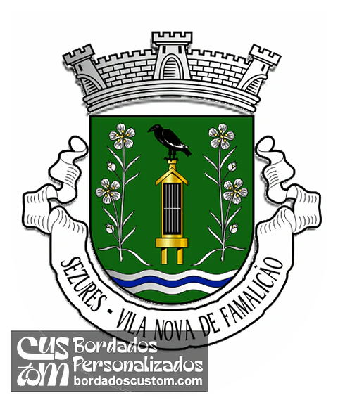 Emblema Bordado Antiga Freguesia de Sezures (Vila Nova de Famalicão, Braga)