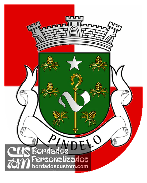 Emblema Bordado Antiga Freguesia de Pindelo (Oliveira de Azeméis, Aveiro)