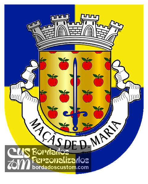 Emblema Bordado Freguesia de Maçãs de Dona Maria (Alvaiázere, Leiria)