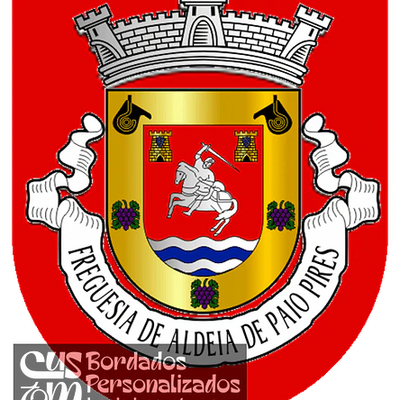Emblema Bordado Antiga Freguesia de Aldeia de Paio Pires (Seixal, Setúbal) 1